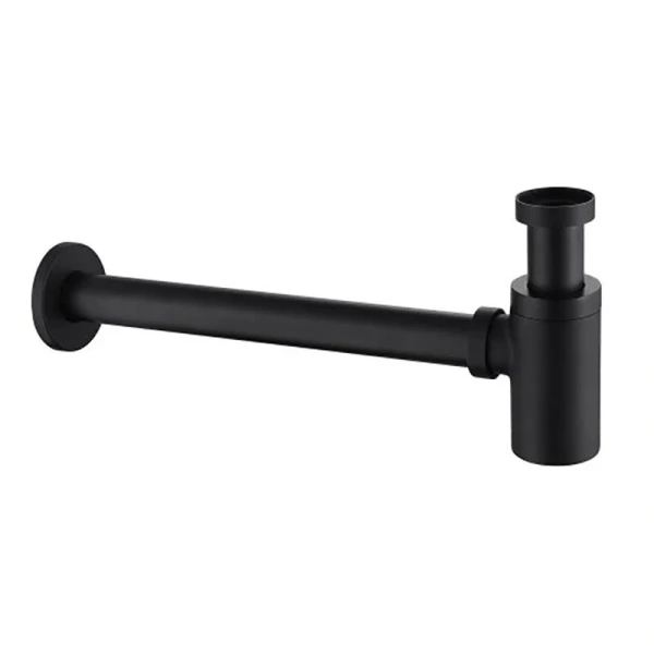 Сифон для раковины Abber Bequem черный матовый AF0030B (детальная фотография)