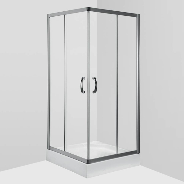 Душевой уголок AM.PM Bliss L Square Slide W53E-303-090MT (детальная фотография), современные, hi-tech