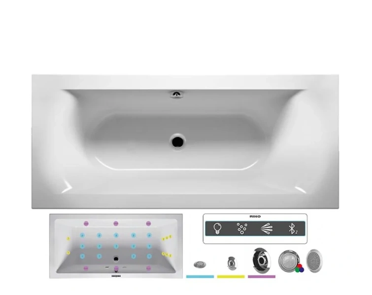Ванна гидромассажная Riho Linares 160 x 70 см, JOY BT4200500000000_JOY (детальная фотография)