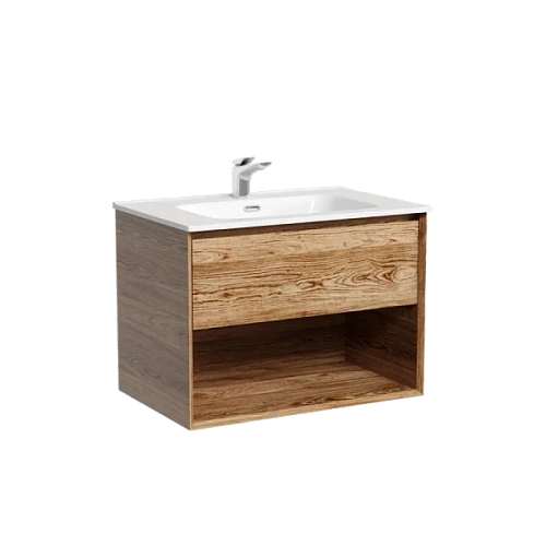 Тумба под раковину подвесная Sancos Marmi 1.0 70 см дуб чарльстон - фото 1
