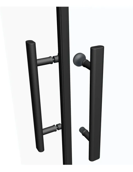 Душевая кабина Timo Ilma 100х100 см черная ILMA901B (детальная фотография), угловые, с сауной (баней), без гидромассажа, c тропическим душем, без крыши