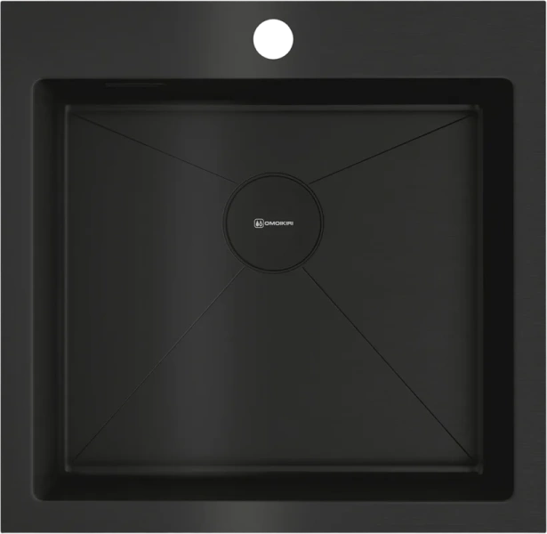 Мойка для кухни Omoikiri Akisame 51-GB 51 см графит 4997013 (детальная фотография)