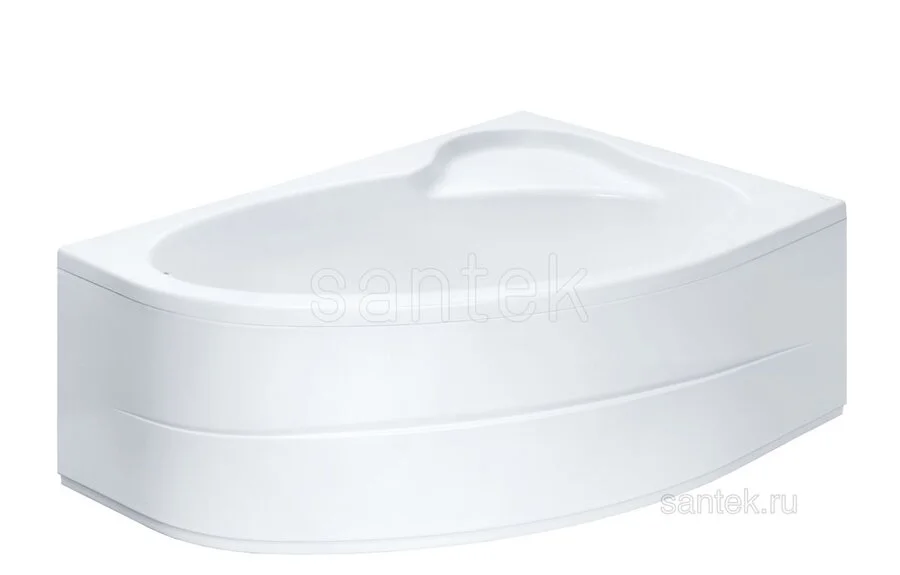 Ванна акриловая  Santek Эдера 170х110 без гидромассажа правосторонняя 1.WH11.1.994 (детальная фотография), асимметричные