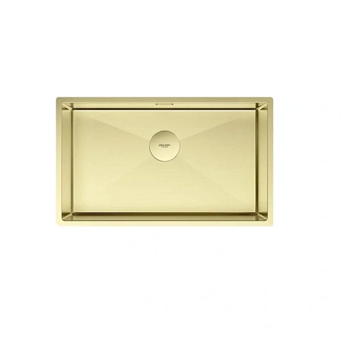 Мойка для кухни Paulmark Next 74 см светлое золото - фото 2