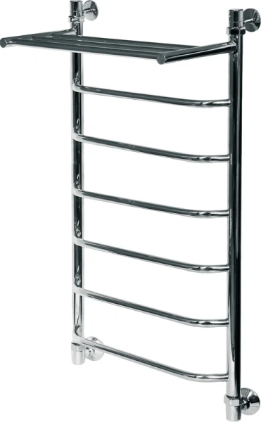 Полотенцесушитель водяной Ника Trapezium 100x60 см хром ЛТ ВП 100/60 (детальная фотография), современные, hi-tech