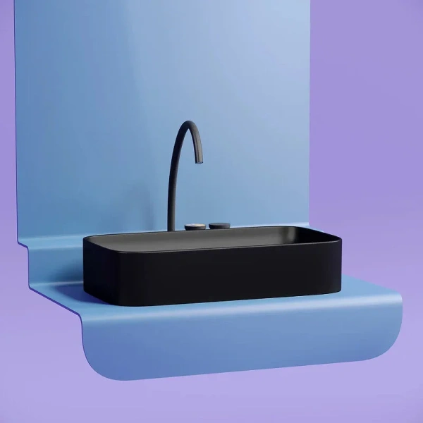 Раковина Ceramica Nova Element 70 см черная CN6054MB (детальная фотография) index_1