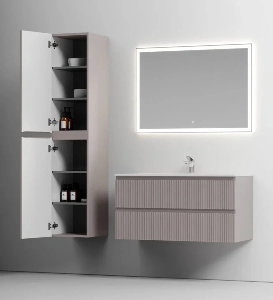 Шкаф-пенал подвесной Sancos Snob T 35 см doha soft PSNT35SM (детальная фотография), 35 см