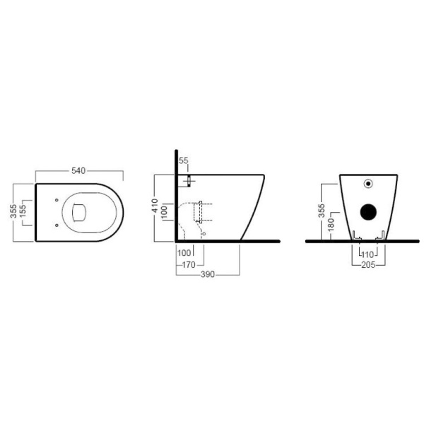 Схема (детальная фотография), приставные, встраиваемые