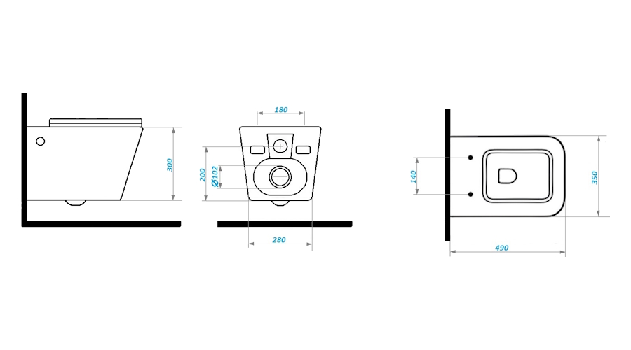 Схема (детальная фотография), с горизонтальным, прямым выпуском, с прямым выпуском