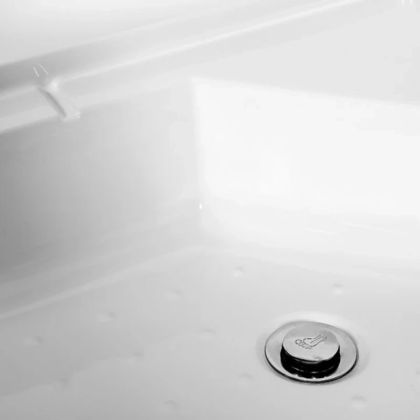 Душевая кабина Deto L 100x100 см профиль матовый хром L710GM+EL (детальная фотография), матовый профиль