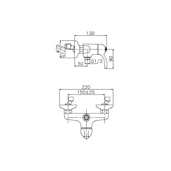 Смеситель для душа Migliore Lem Swarovski бронза 18876 (детальная фотография), для душа