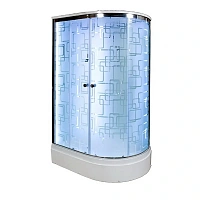 Душевая кабина Deto EM 120x80 см асимметричная