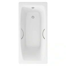 Ванна чугунная Delice Repos 170x70 с ручками