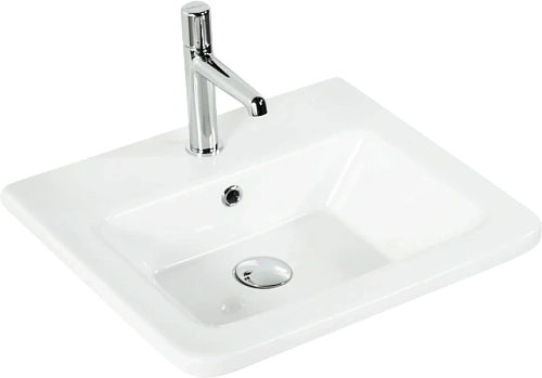 Раковина мебельная BelBagno 50 см белая - фото 2