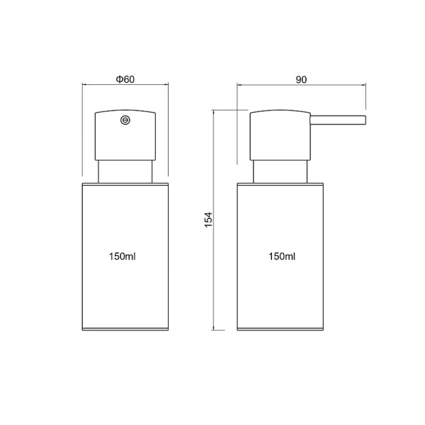 Дозатор для мыла Акватек Оберон хром AQ4229CR (детальная фотография), современные, hi-tech