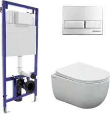 Унитаз с инсталляцией BERGES Ventas белый