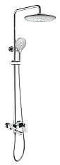 Душевая колонна со смесителем для ванны Bravat RIFFLE F6336370CP-A-RUS