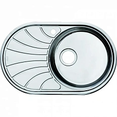 Мойка для кухни IDDIS Suno 77 см чаша справа шелк