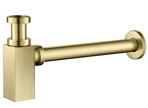 Сифон для раковины Timo золото матовое - фото 2