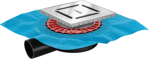 Душевой трап BERGES ZENTRUM Norma 15 см хром матовый - фото 1