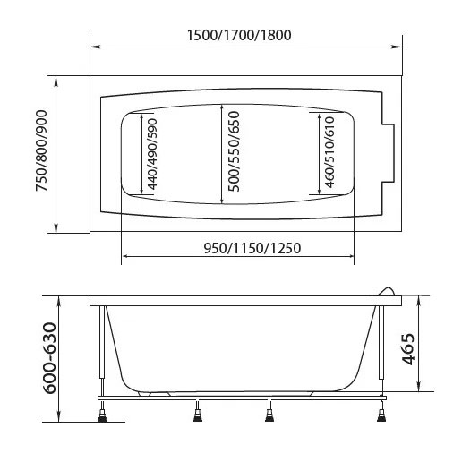 Схема (детальная фотография), прямоугольные
