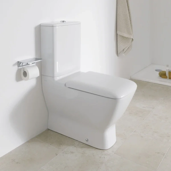 Унитаз компакт Laufen Palace 8.2470.6.000.000.1 ободковый (детальная фотография), напольные