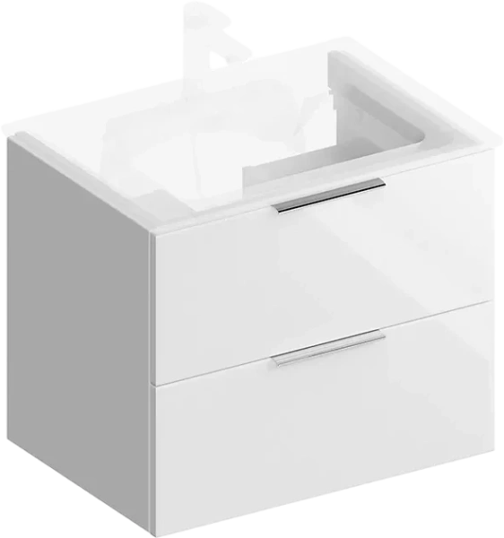Тумба под раковину подвесная Kerama Marazzi Piano Forte 65 см белая PI.F.65\WHT (детальная фотография)
