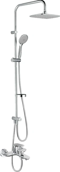 Душевая стойка Damixa Palace Grand с полочкой, хром 408611410 (детальная фотография), хром