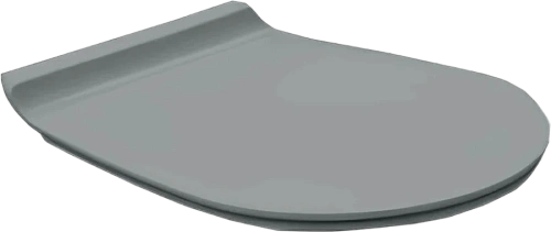 Крышка-сидение с микролифтом Simas Vignoni серая матовая - фото 2