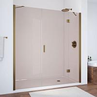 Душевая дверь профиль бронза стекло бронза Vegas-glass