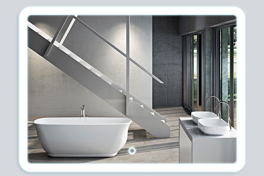 Зеркало с подсветкой Vincea 91,5 см с диммером VLM-2A915 (детальная фотография)