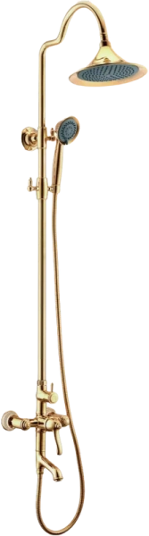 Душевая стойка, золото Lemark Greek LM5562GG (детальная фотография)