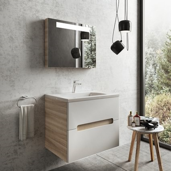 Тумба латте/белая Ravak SD Classic 700 II X000000908 (детальная фотография), современная, hi-tech