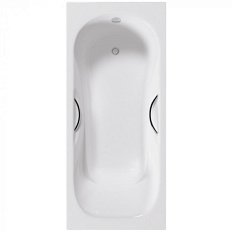 Ванна чугунная Delice Malibu 160х75 см белая