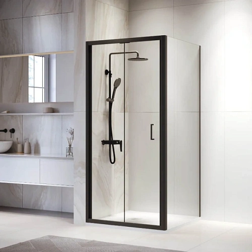 Душевой уголок RGW Passage PA-132B 90х90 см профиль черный - фото 2