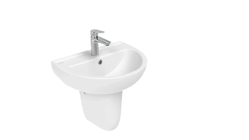 Раковина Creavit Oval 52 см белая - фото 1