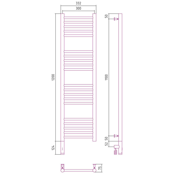 Схема (детальная фотография), лесенка, вертикальные, узкие