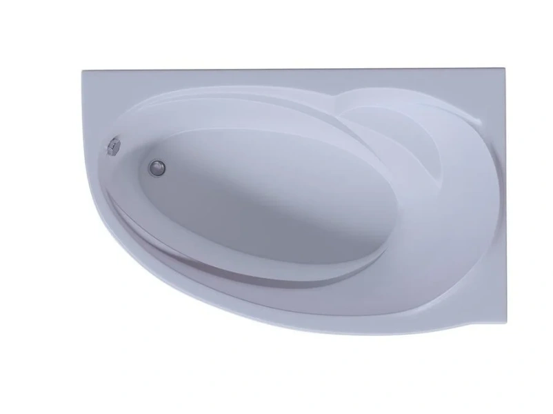 Ванна акриловая Aquatek Бетта BET160-0000169/BET160-0000170, 160 x 97 см, левая/правая, белая (детальная фотография)