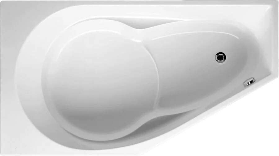 Ванна акриловая Riho Yukon ba3500500000000 160х90 см (детальная фотография), асимметричные