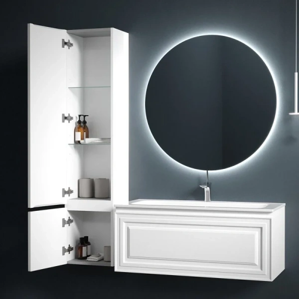 Шкаф-пенал подвесной Sancos Very 35 см правый, bianco PVR35RW (детальная фотография) index_1