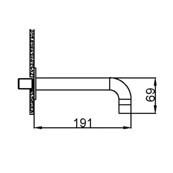 Излив Boheme Fusion никель 625-NB (детальная фотография), в наличии