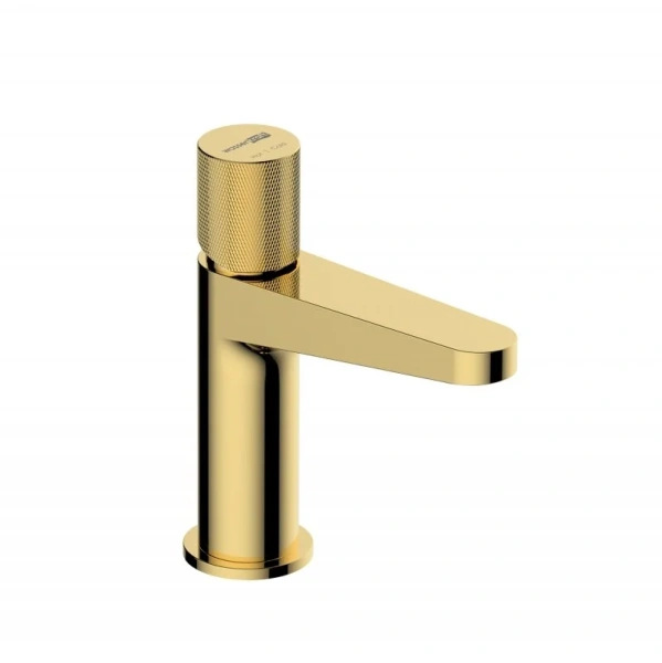 Смеситель для раковины WasserKRAFT Ems глянцевое золото 7603 (детальная фотография)