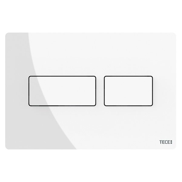 Клавиша смыва Tece TECEsolid белая глянцевая 9240432 (детальная фотография)