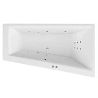 Ванна гидромассажная Excellent Sfera Line 170 x 100 см, правая, белый/хром, WAEX.SFP17.LINE.CR