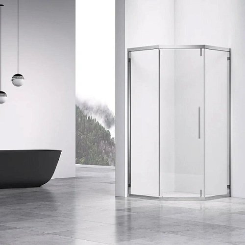 Душевой уголок Vincea Show 100х100 см профиль хром - фото 1
