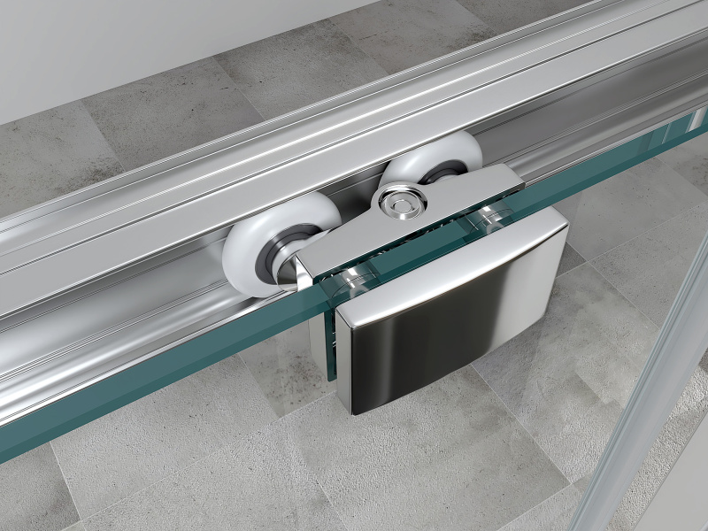 Душевой уголок Abber Schwarzer Diamant 150x90 см профиль хром AG301505-S905 (детальная фотография), хром