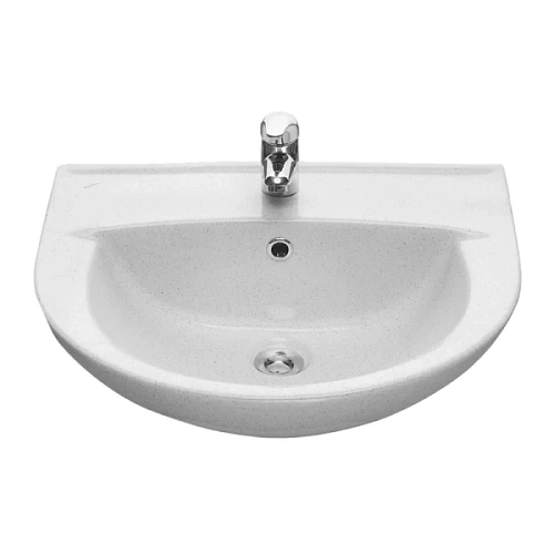 Раковина Santeri Виктория 56 см крап на белом - фото 1