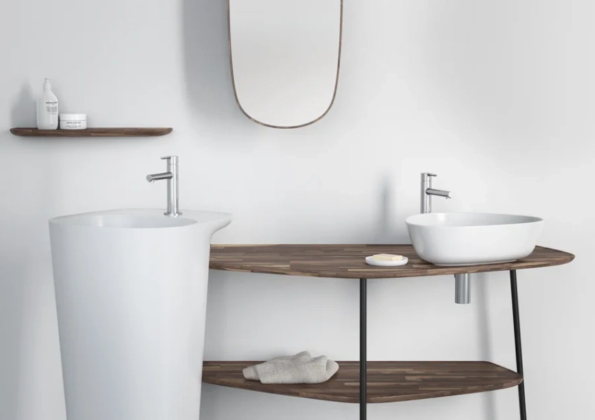 Раковина VitrA Plural 7810B4 45 см накладная (детальная фотография), 45 см