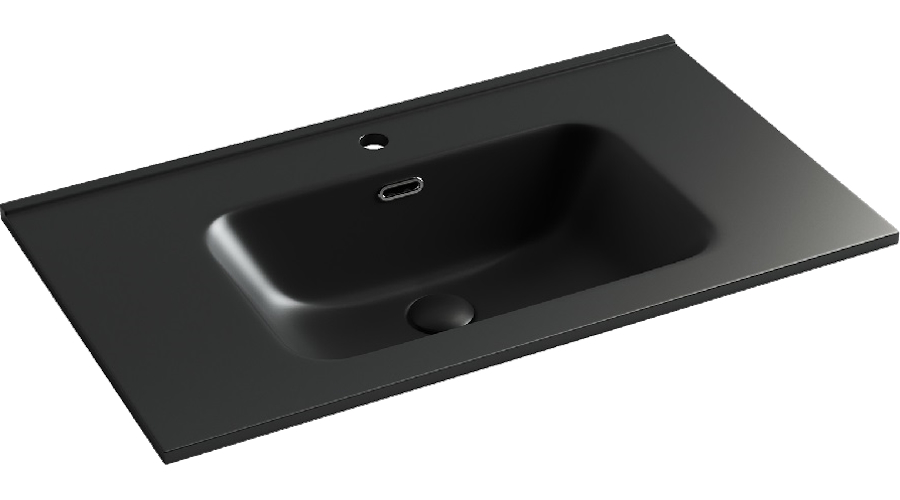 Раковина Sancos Element 81 см черная CN7005MB (детальная фотография)