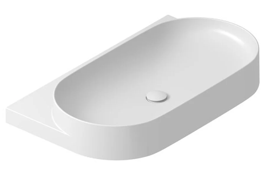 Раковина консоль Ravak Yard XJX01 80 см подвесная (детальная фотография)